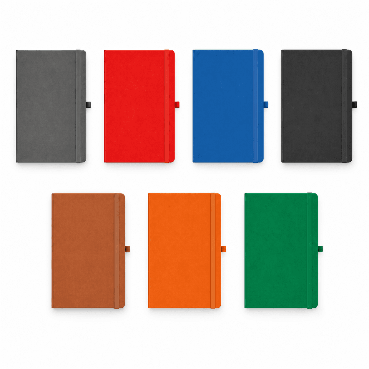 Nostaljik Kağıtlı Lastikli Suni Deri Defter 13 x 21 cm – Yeşil