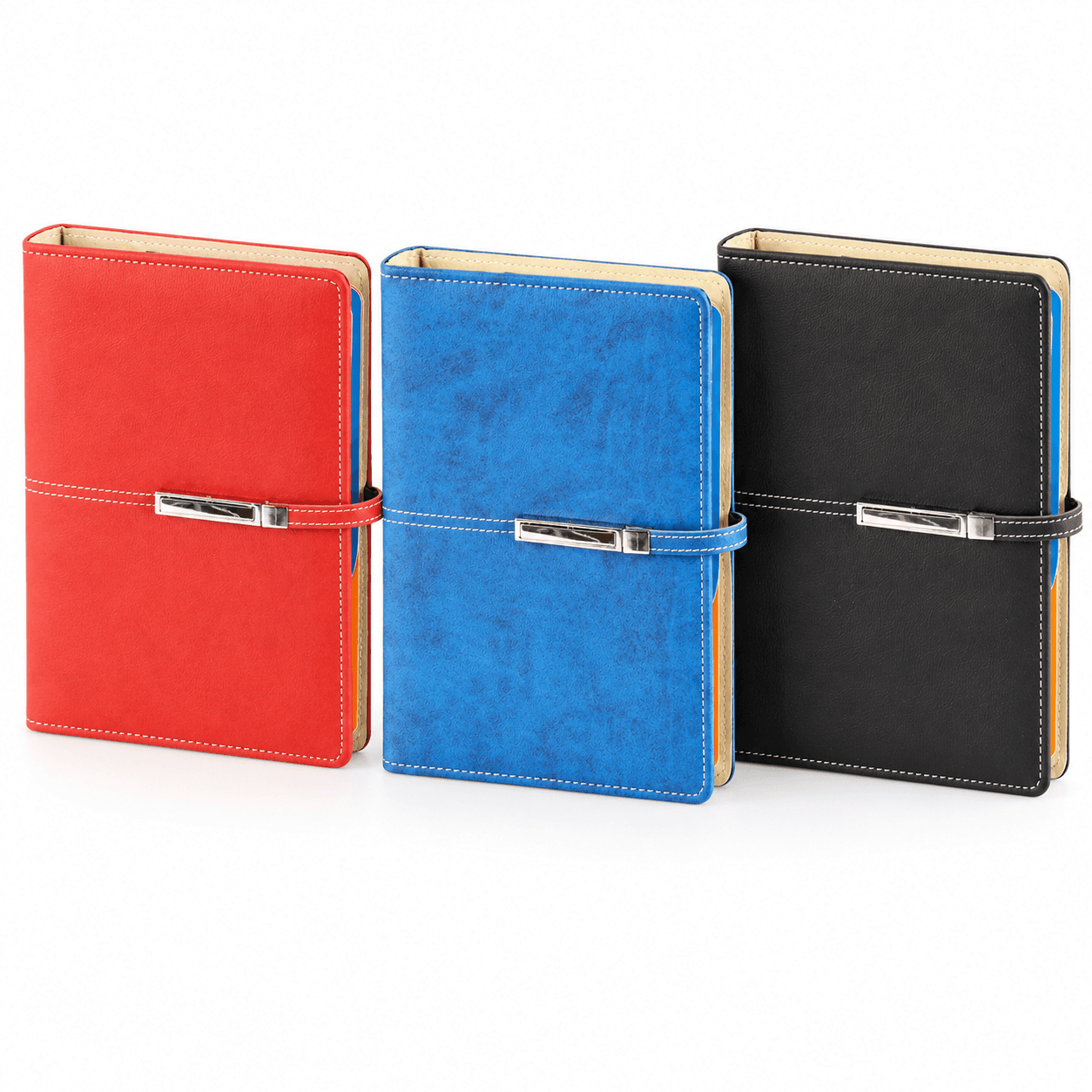 Çerçeve Tokalı Hesap Makineli Organizer Ajanda 18 x 23 cm – Lacivert