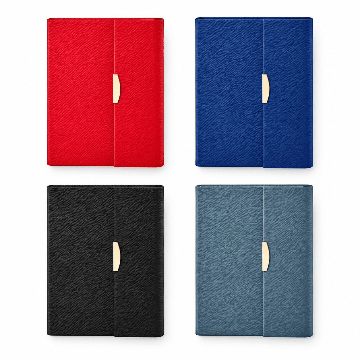 Kalemlikli Klapeli Suni Deri Defter 15 x 21 cm 224 Sayfa – Turkuaz