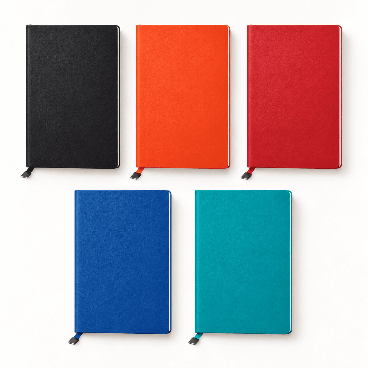 Yumuşak Kapaklı Suni Deri Defter 13 x 21 cm 224 Sayfa 70 g – Kırmızı