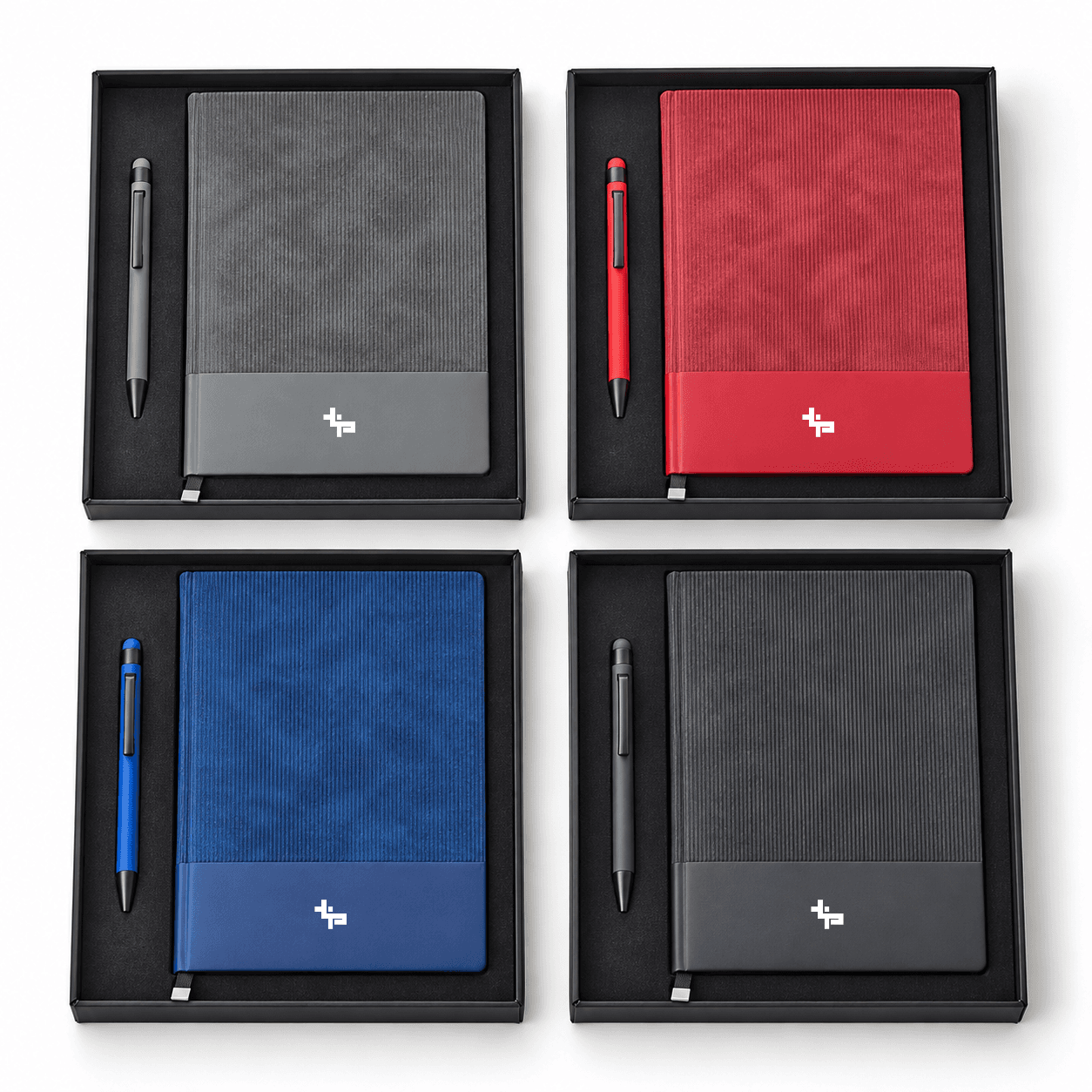 Defter ve Dokunmatik Uçlu Kalem Hediye Seti – Füme