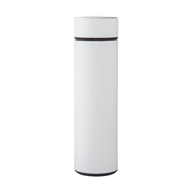 Beyaz Dijital Süzgeçli Termos / 450 ml – Beyaz