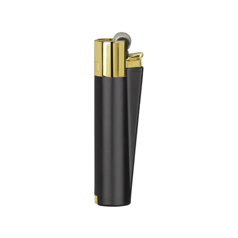 Siyah-Gold Clipper Metal Siboplu Çakmak – Siyah-Gold