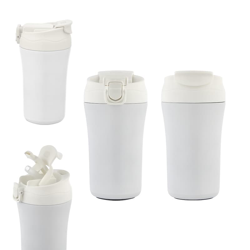 Beyaz Çelik Termos / 400 ml – Beyaz