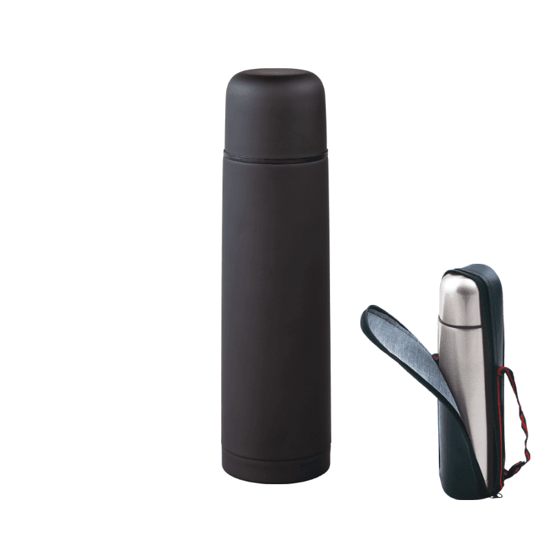 Krom Çelik Termos / 750 ml – Siyah