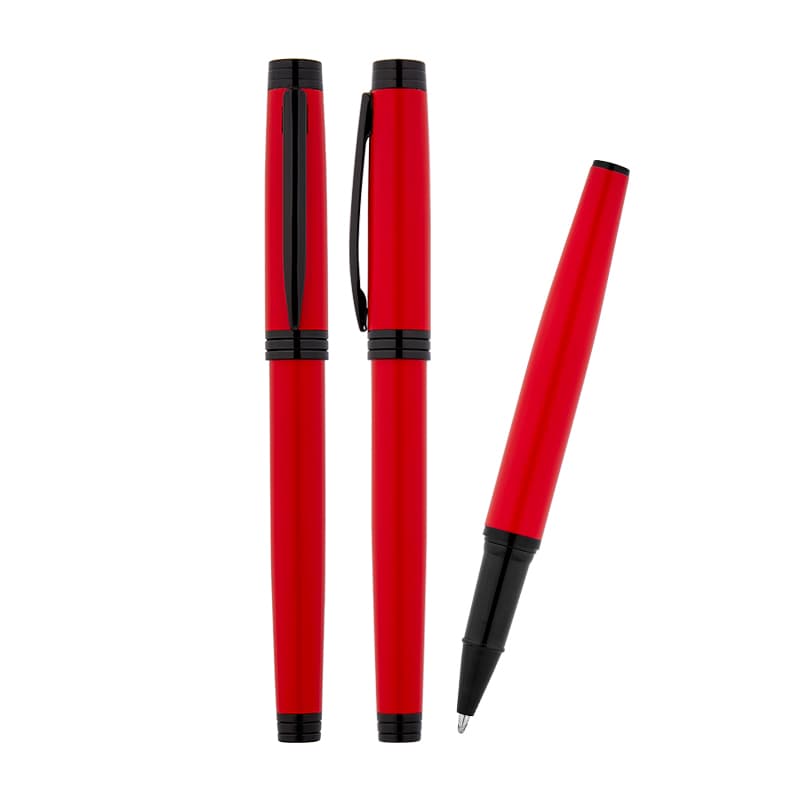 Füme Metal Roller Kalem – Kırmızı
