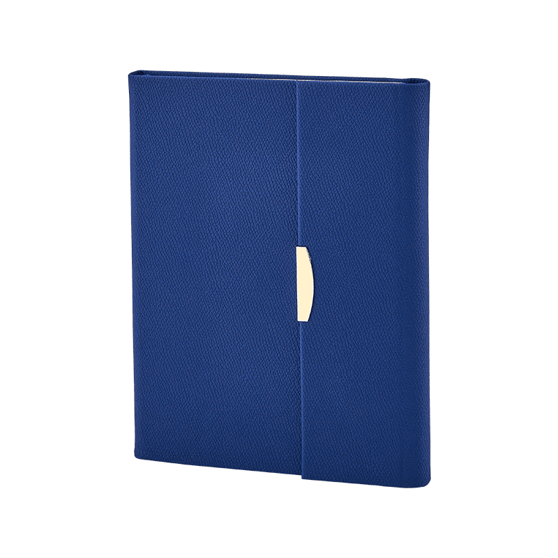 Kırmızı 15 x 21 Termo Deri Defter – Mavi