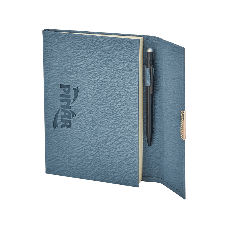 Kırmızı 15 x 21 Termo Deri Defter – Turkuaz