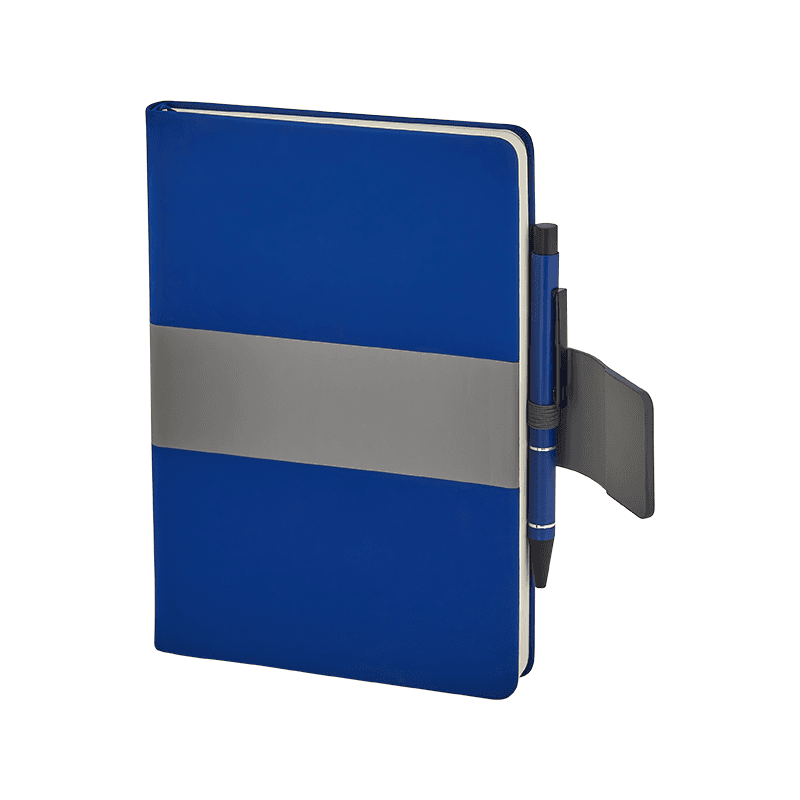 Gri 15 x 21 Termo Deri Defter – Lacivert