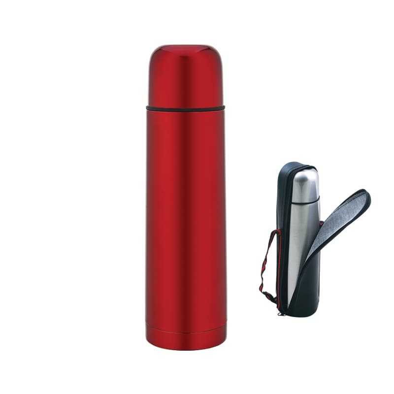 Krom Çelik Termos / 500 ml – Kırmızı