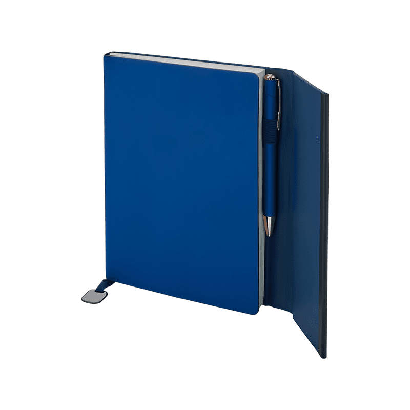 Gri 15 x 21 Termo Deri Defter – Lacivert