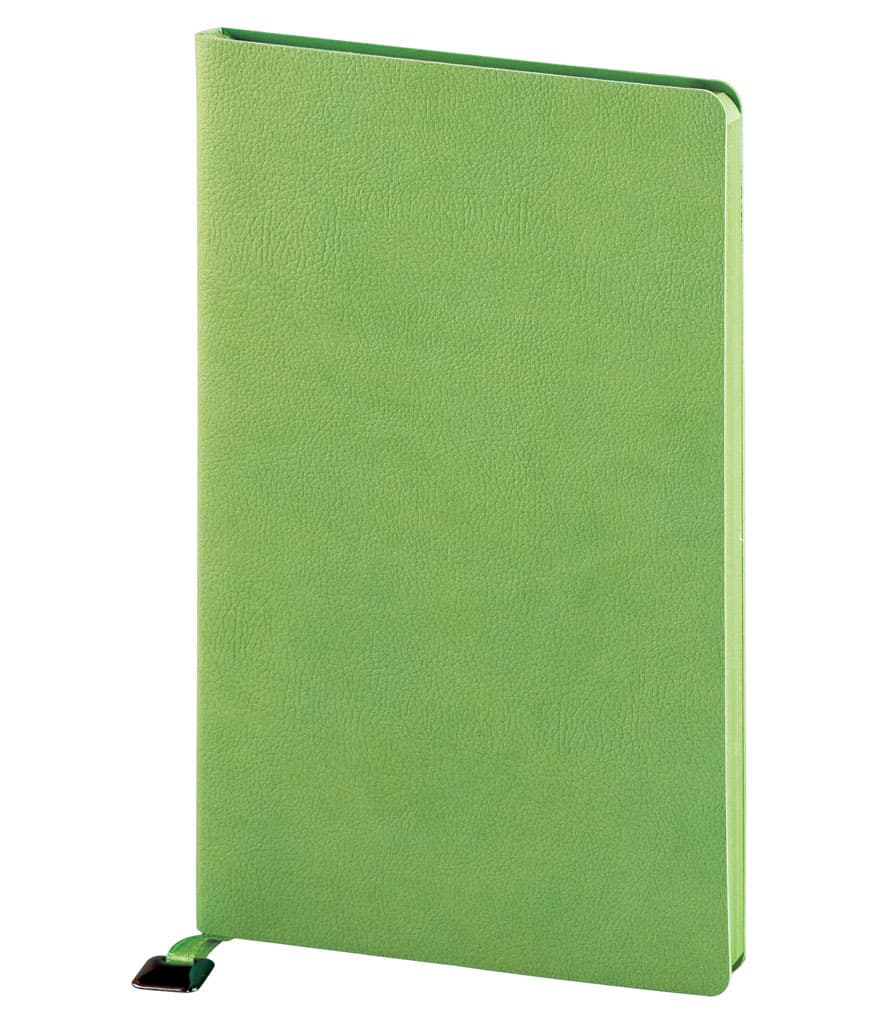 Kırmızı 13 x 21 Yumuşak Kapaklı Termo Deri Defter – F.Yeşili