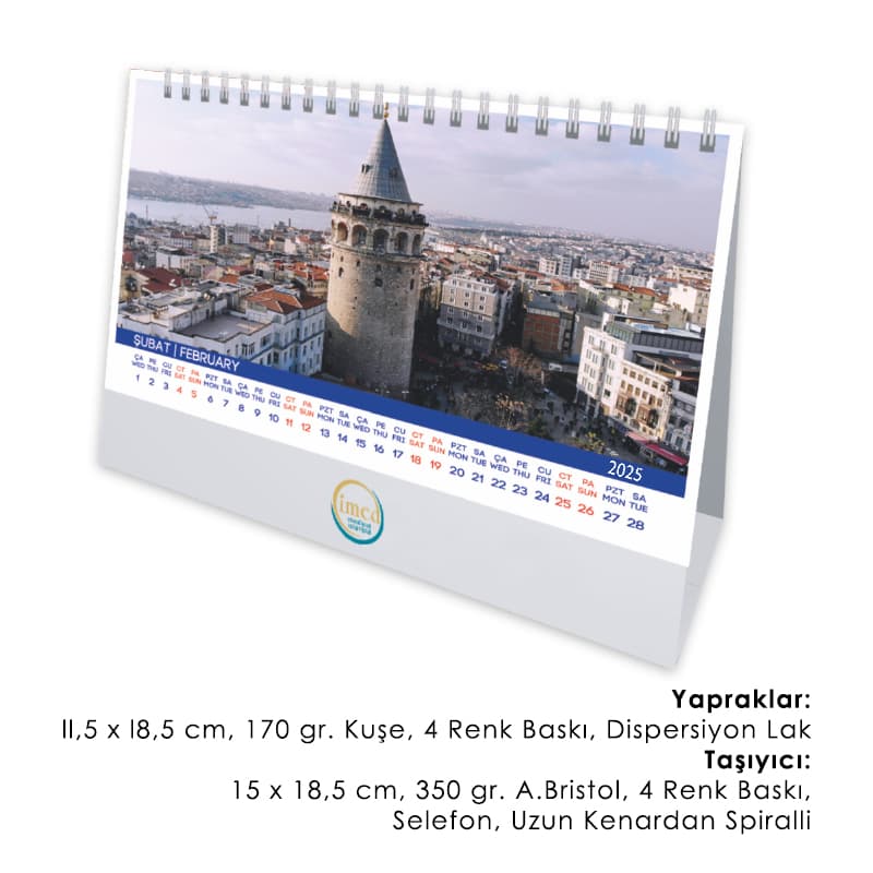 Uni Üçgen Masa Takvimi – Uni