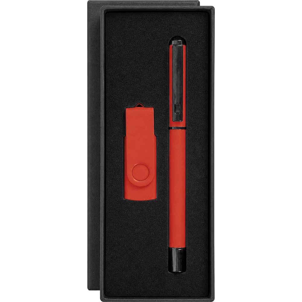 USB Kalem Set – Kırmızı