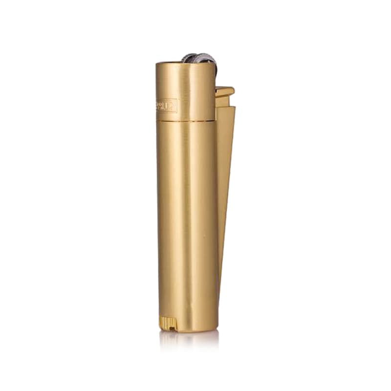 Gold Clipper Metal Siboplu Çakmak – Gold