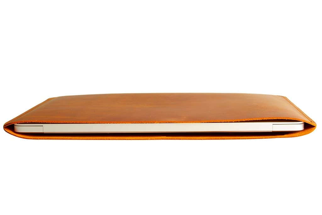 Sleeve Deri Macbook Uyumlu Laptop Kılıfı – Siyah