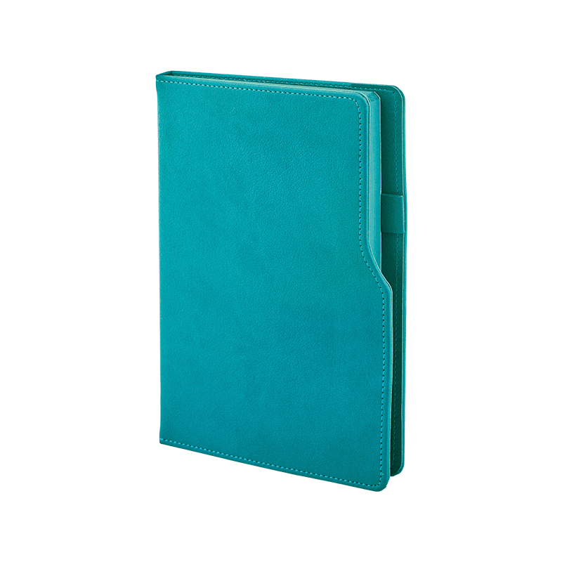 Fume 15 x 21 Termo Deri Defter (Ivory Kağıt) – Turkuaz