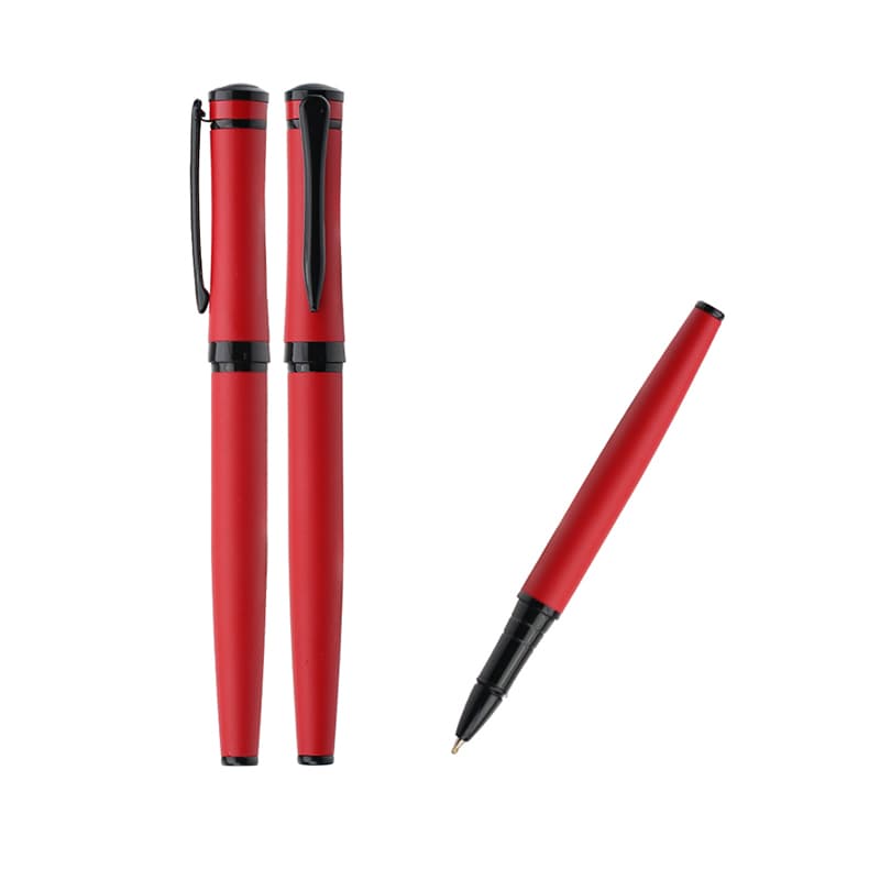 Füme Metal Roller Kalem – Kırmızı