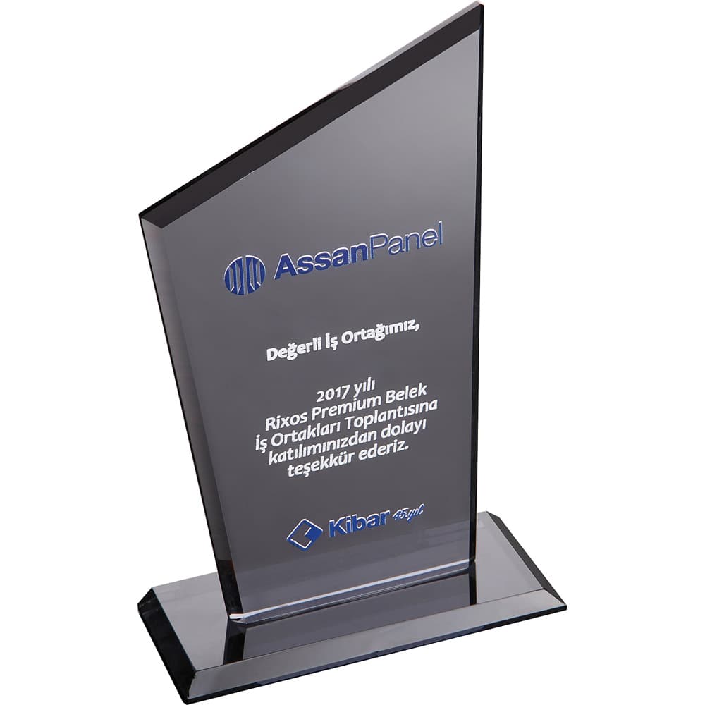 Kristal Plaket – Füme
