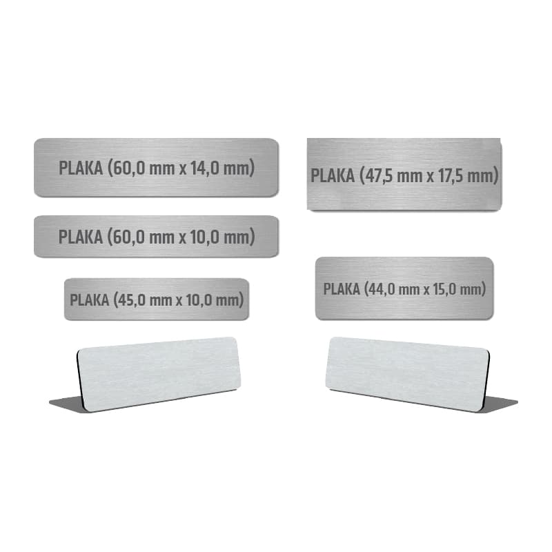 Uni Metal Plaka (60,0 mm x 10,0 mm) – Uni