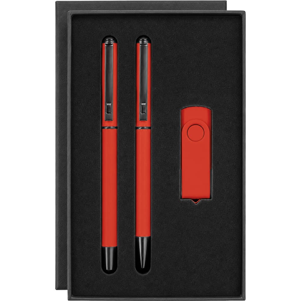 USB Kalem Set – Kırmızı