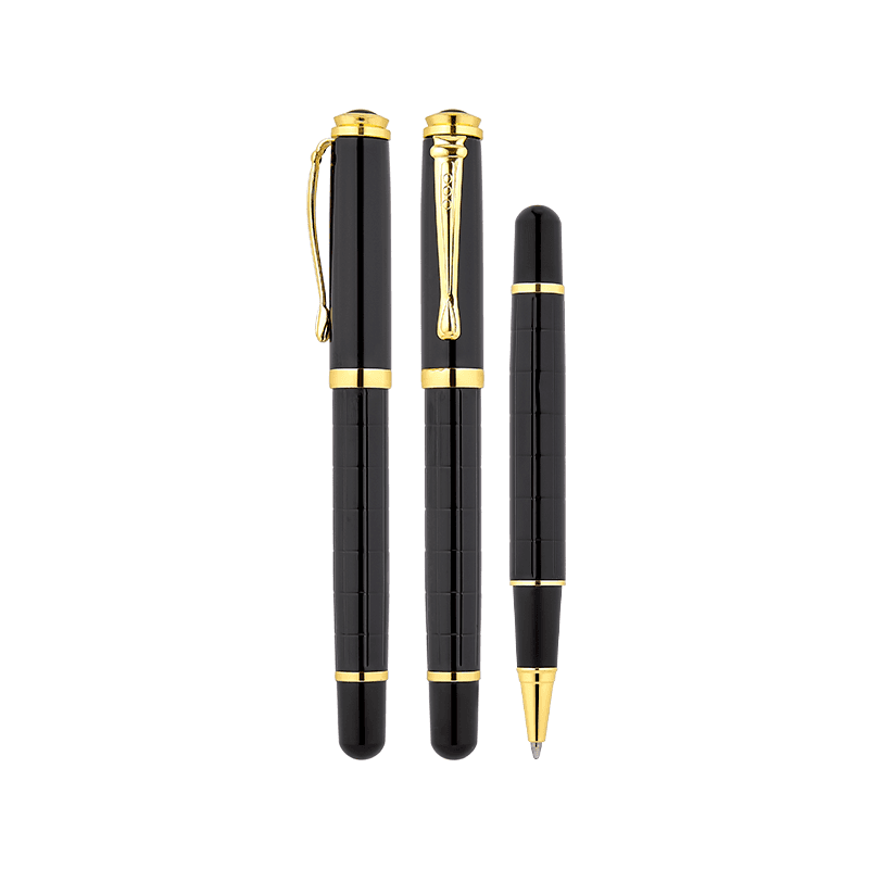 Gold Metal Roller Kalem – Siyah