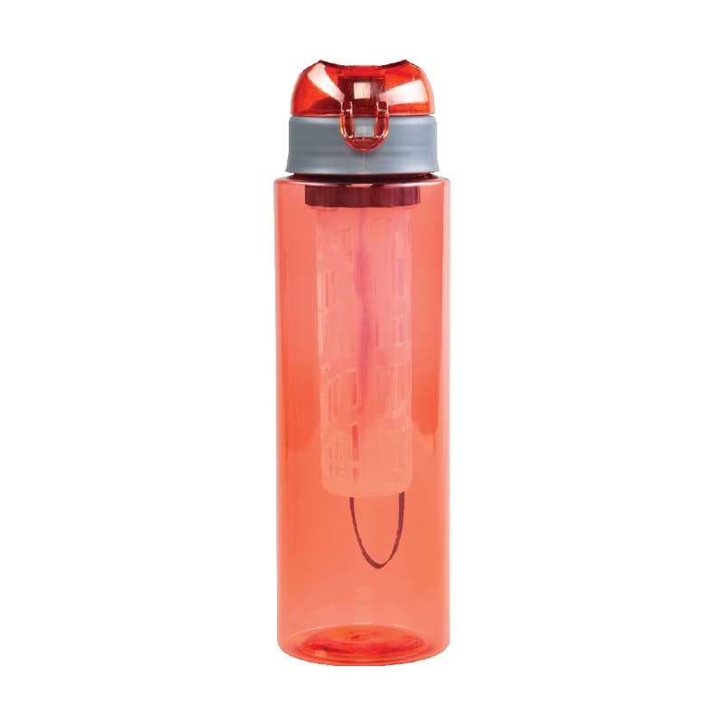 Detoks Hazneli Askılı Polikarbonat Matara 500 ml – Kırmızı