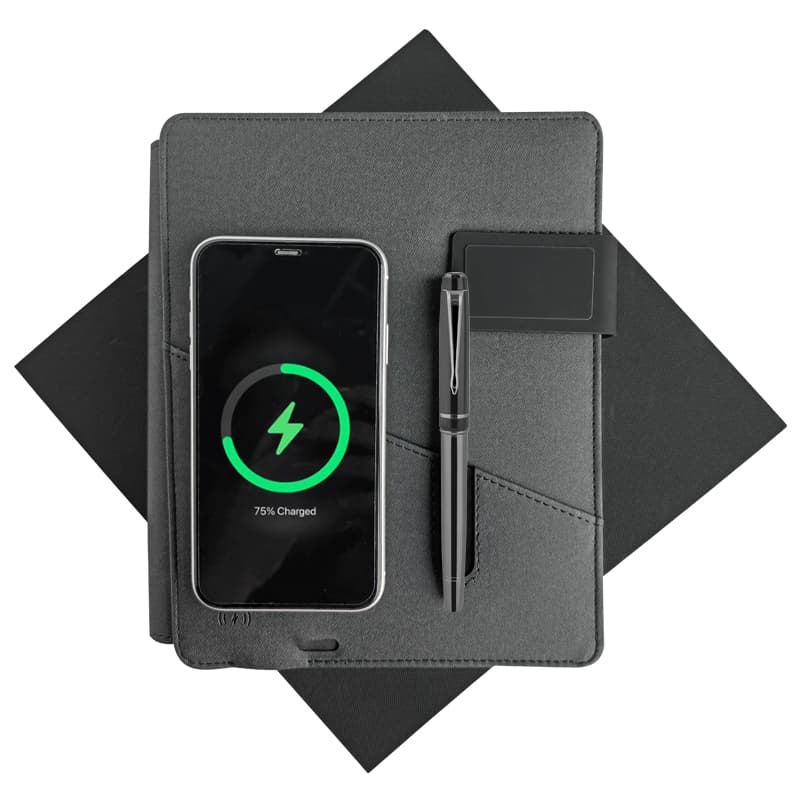 Siyah Termo Deri Organizer Powerbank – Siyah