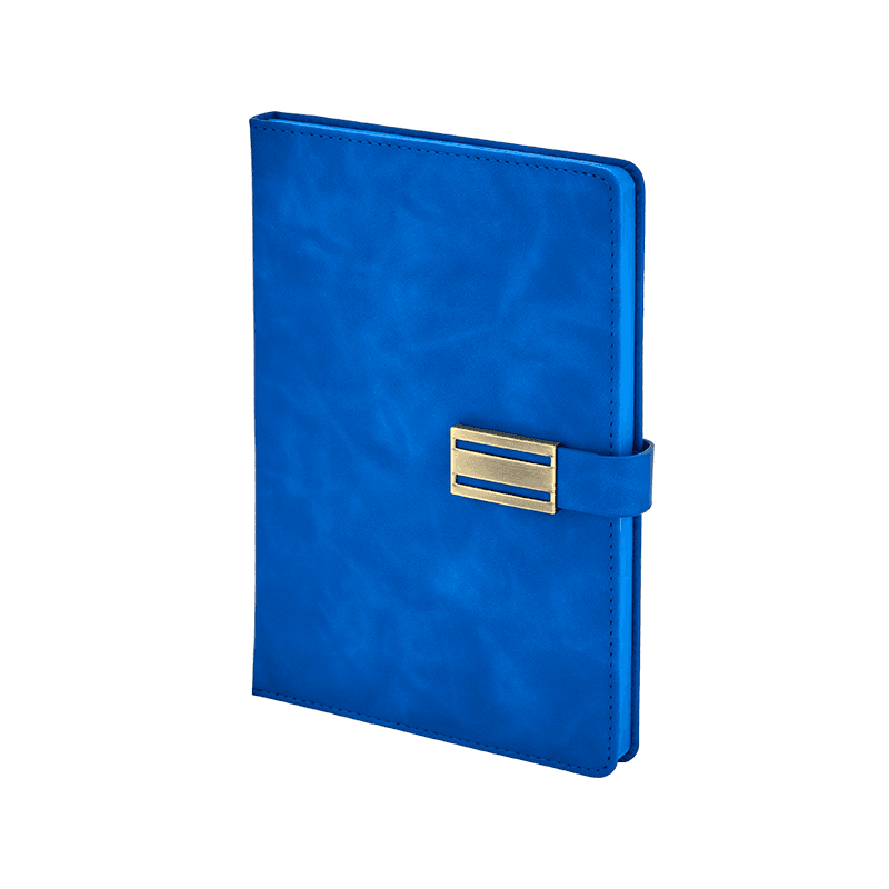 Gri 15 x 21 Termo Deri Defter – Mavi