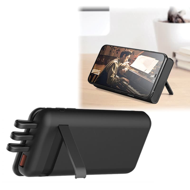Siyah 10.000 mAh Powerbank – Siyah