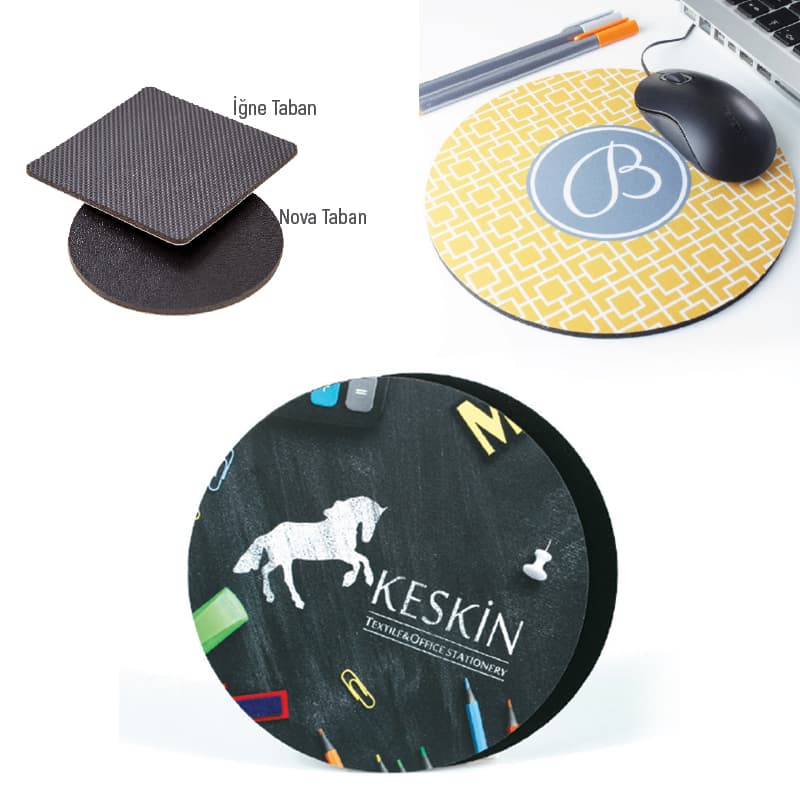 Yuvarlak Standart Yuvarlak Mouse Pad – Yuvarlak