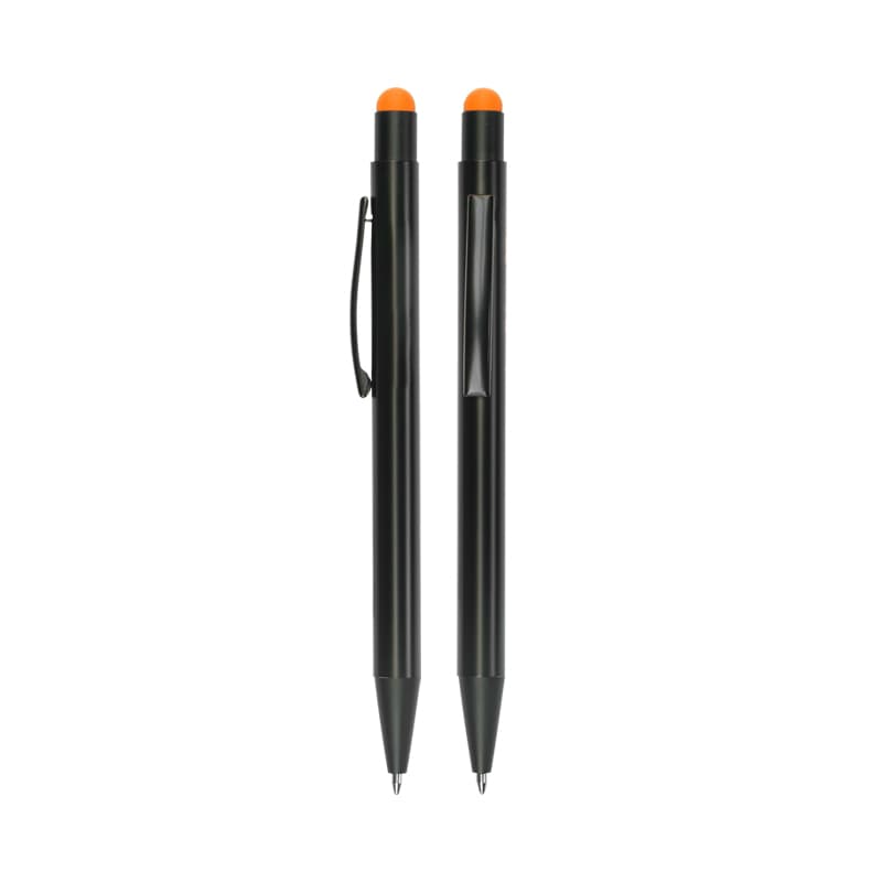 Gold Metal Tükenmez Touchpen Kalem – Turuncu