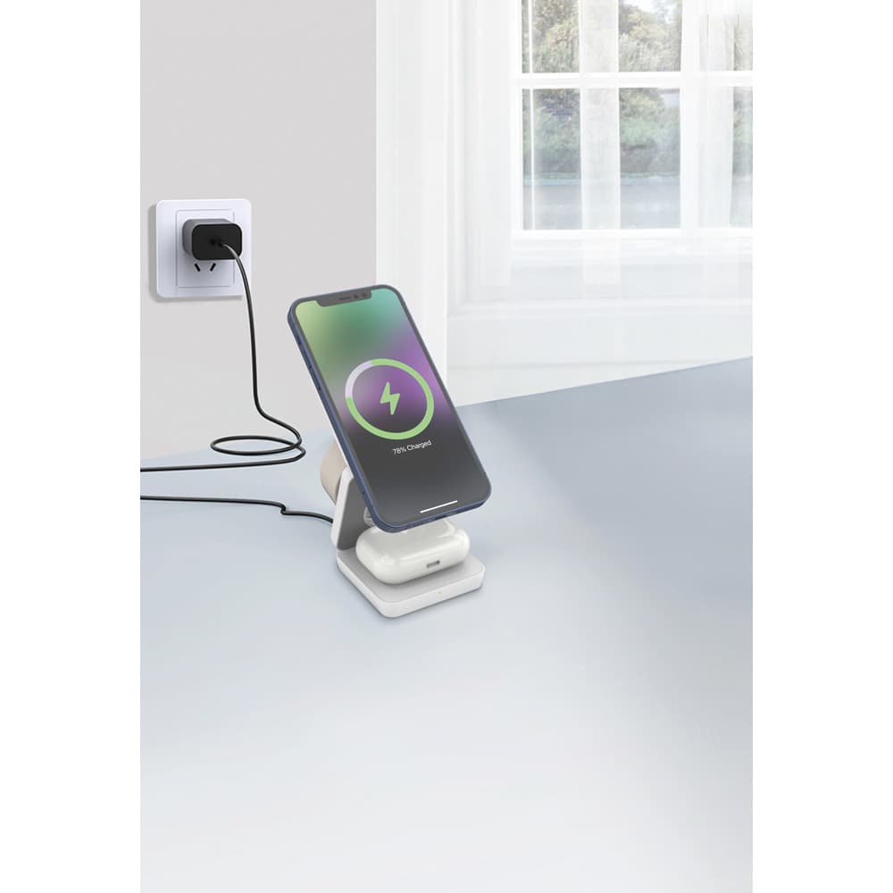 Wireless 3lü Şarj İstasyonu