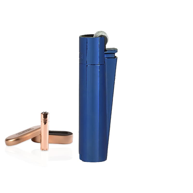 Mavi Clipper Metal Siboplu Çakmak – Mavi