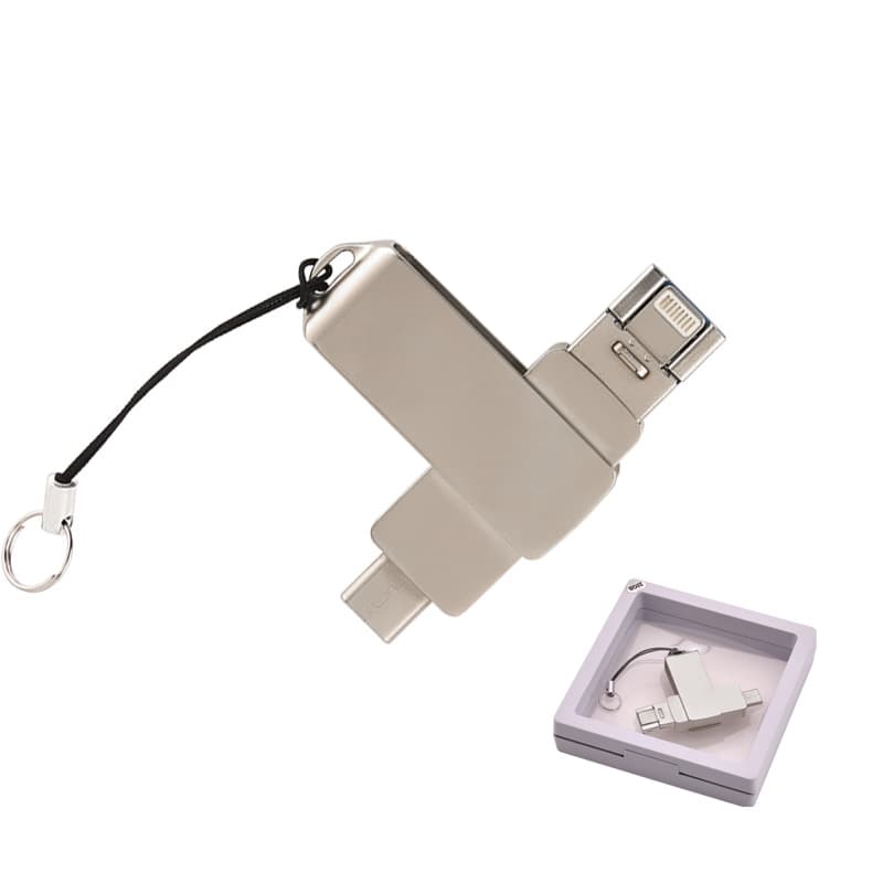 Silver 64 GB OTG Usb Bellek – Silver