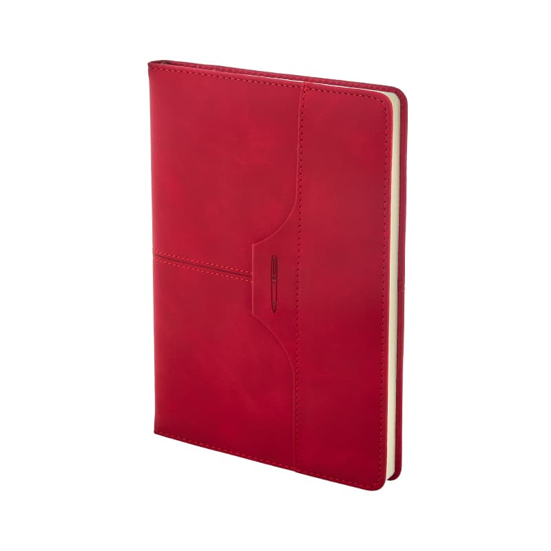Füme 15 x 21 Termo Deri Defter – Kırmızı