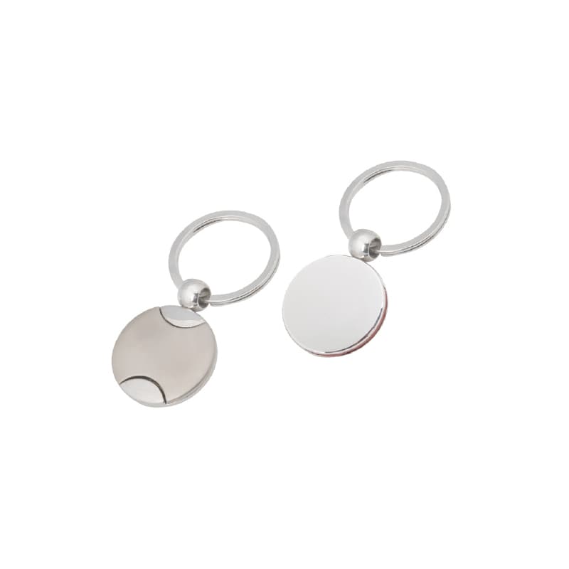 Saten Tek Taraflı Metal Anahtarlık – Saten