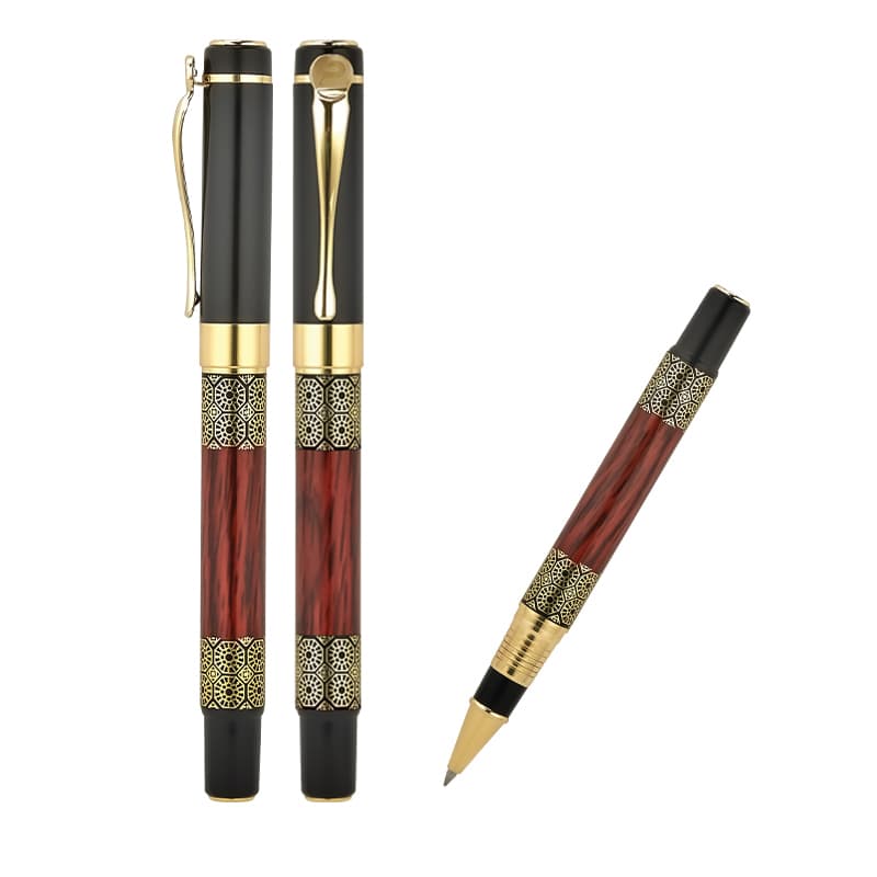Siyah-Gold Metal Roller Kalem – Siyah-Gold
