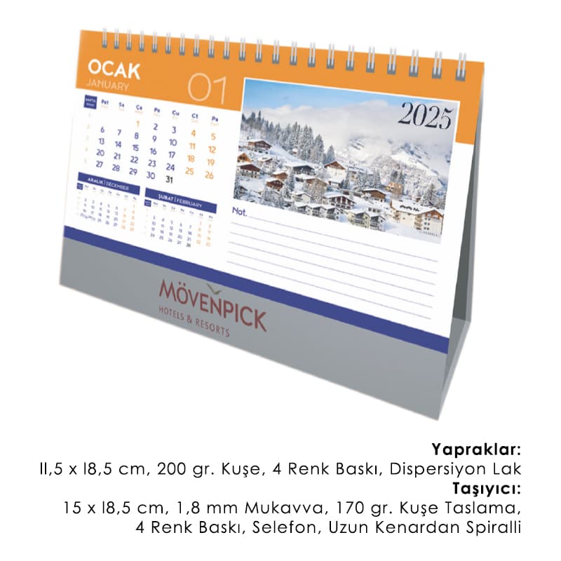 Uni Üçgen Masa Takvimi – Uni