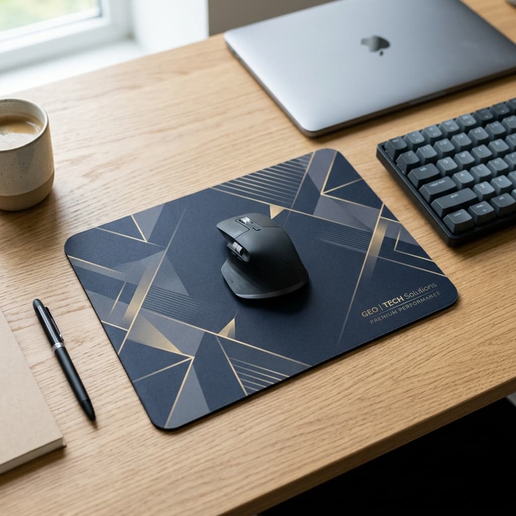 PVC Kaplı Sünger Tabanlı Mouse Pad 23 x 20 cm