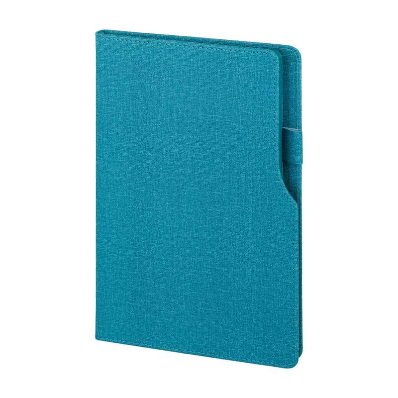 Füme 15 x 21 Termo Deri Defter (Ivory Kağıt) – Turkuaz