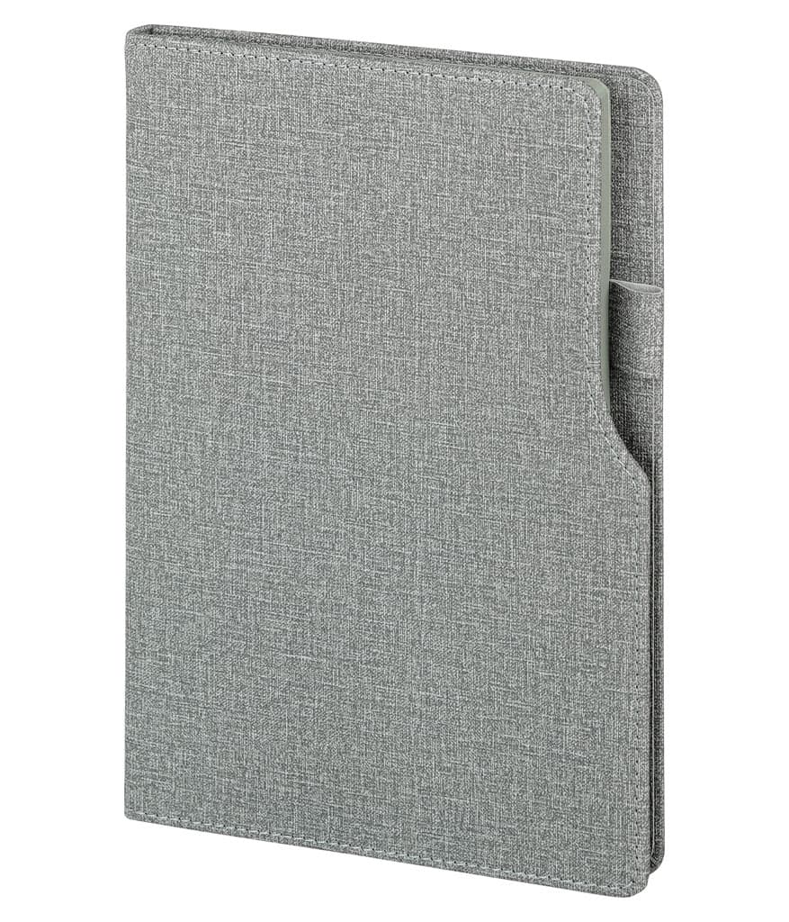 Füme 15 x 21 Termo Deri Defter (Ivory Kağıt) – Gri