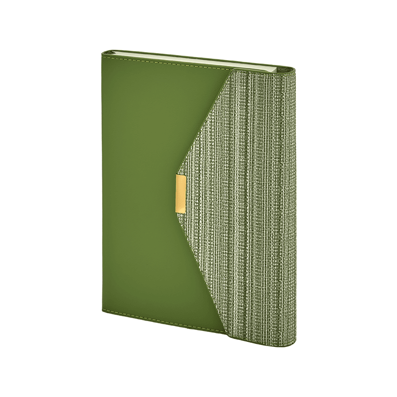 Lacivert 15 x 21 Termo Deri Defter – Yeşil