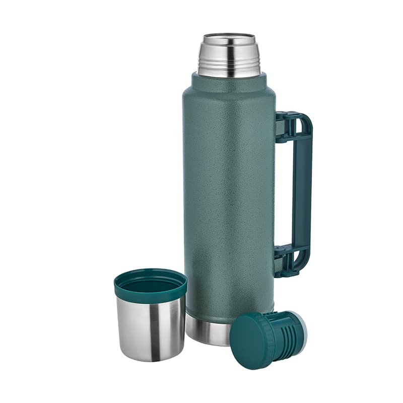 Siyah Çelik Termos / 1450 ml – Yeşil