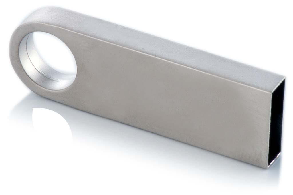 Metal Mini USB Bellek – USB 2.0 Gümüş